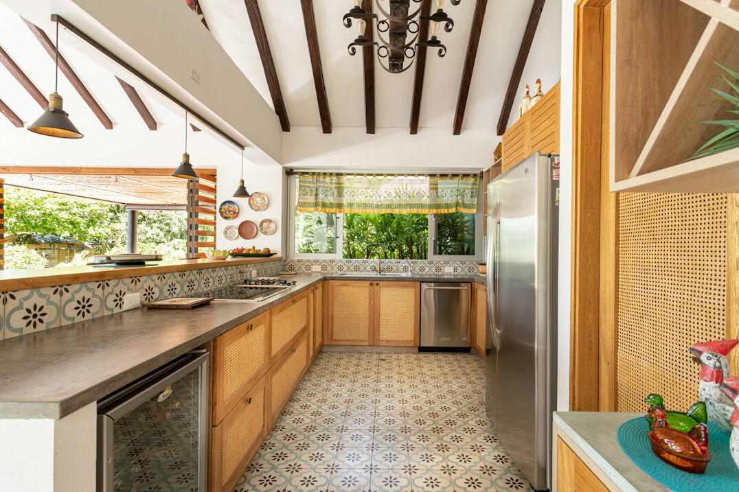 luxury villa kitchen