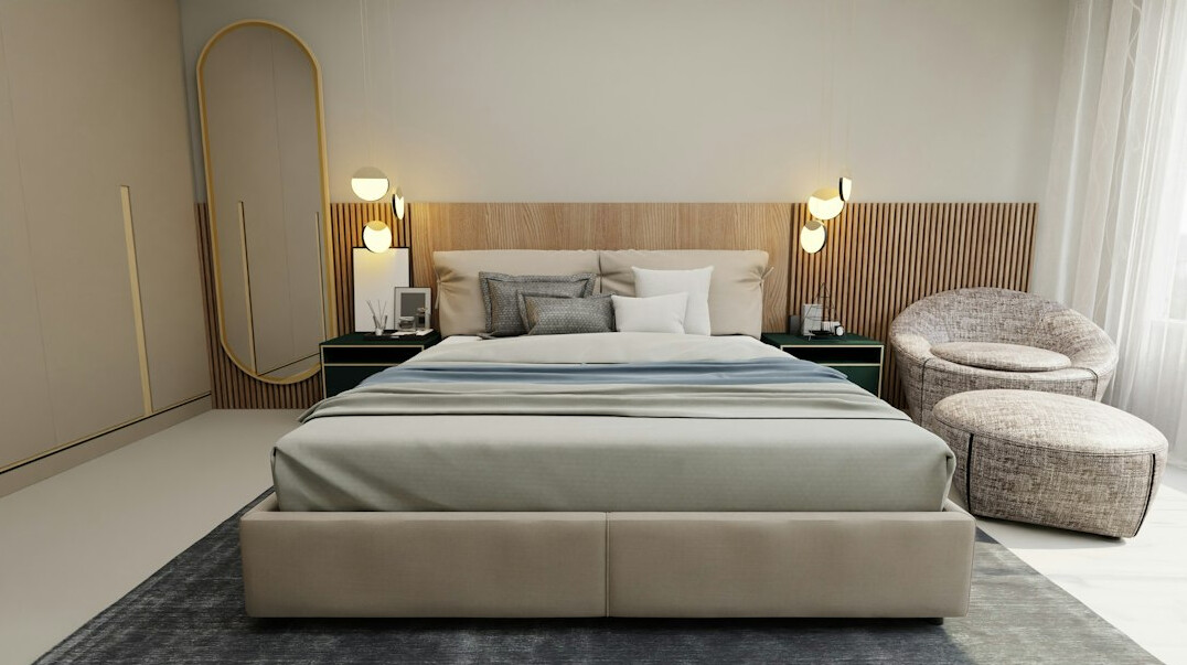 luxury bedroom setup