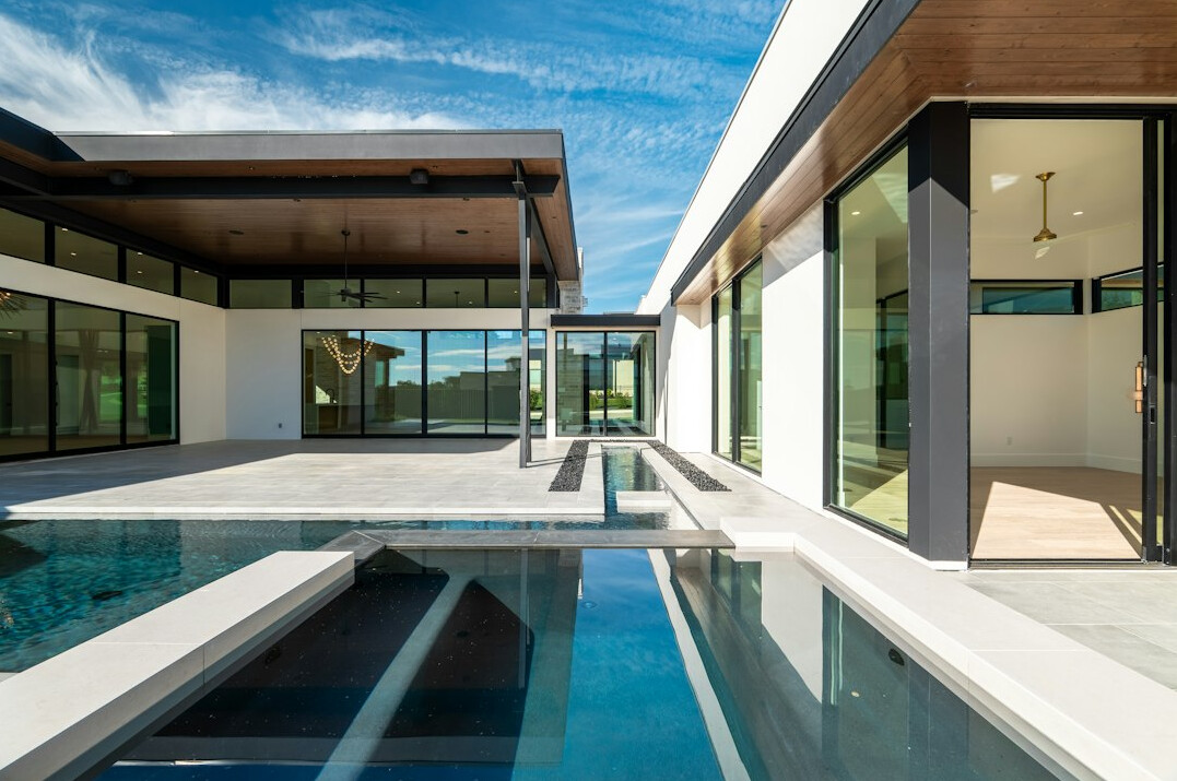 outdoor pool area celebrity villa